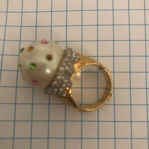 Kate Spade hard to find ice-cream ring!